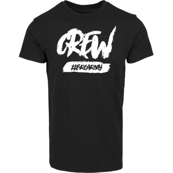 GamerBrother - Crew-Shirt - BroArmy Hausmarke T-Shirt  - Schwarz
