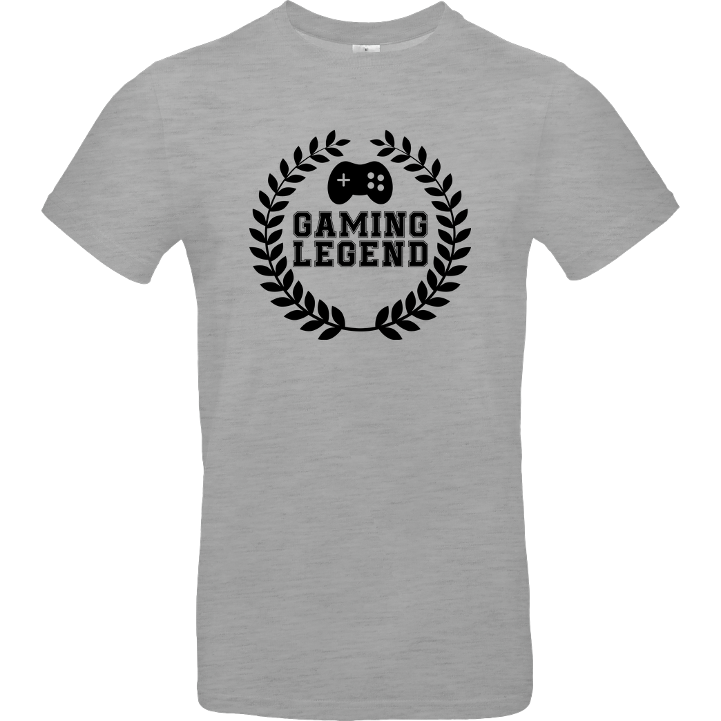 bjin94 Gaming Legend T-Shirt B&C EXACT 190 - heather grey