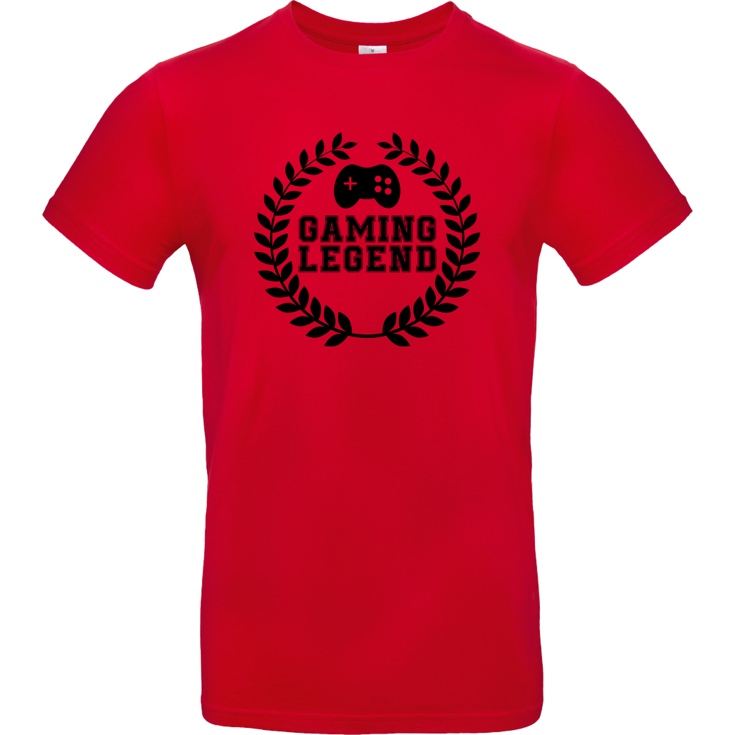 bjin94 Gaming Legend T-Shirt B&C EXACT 190 - Rot