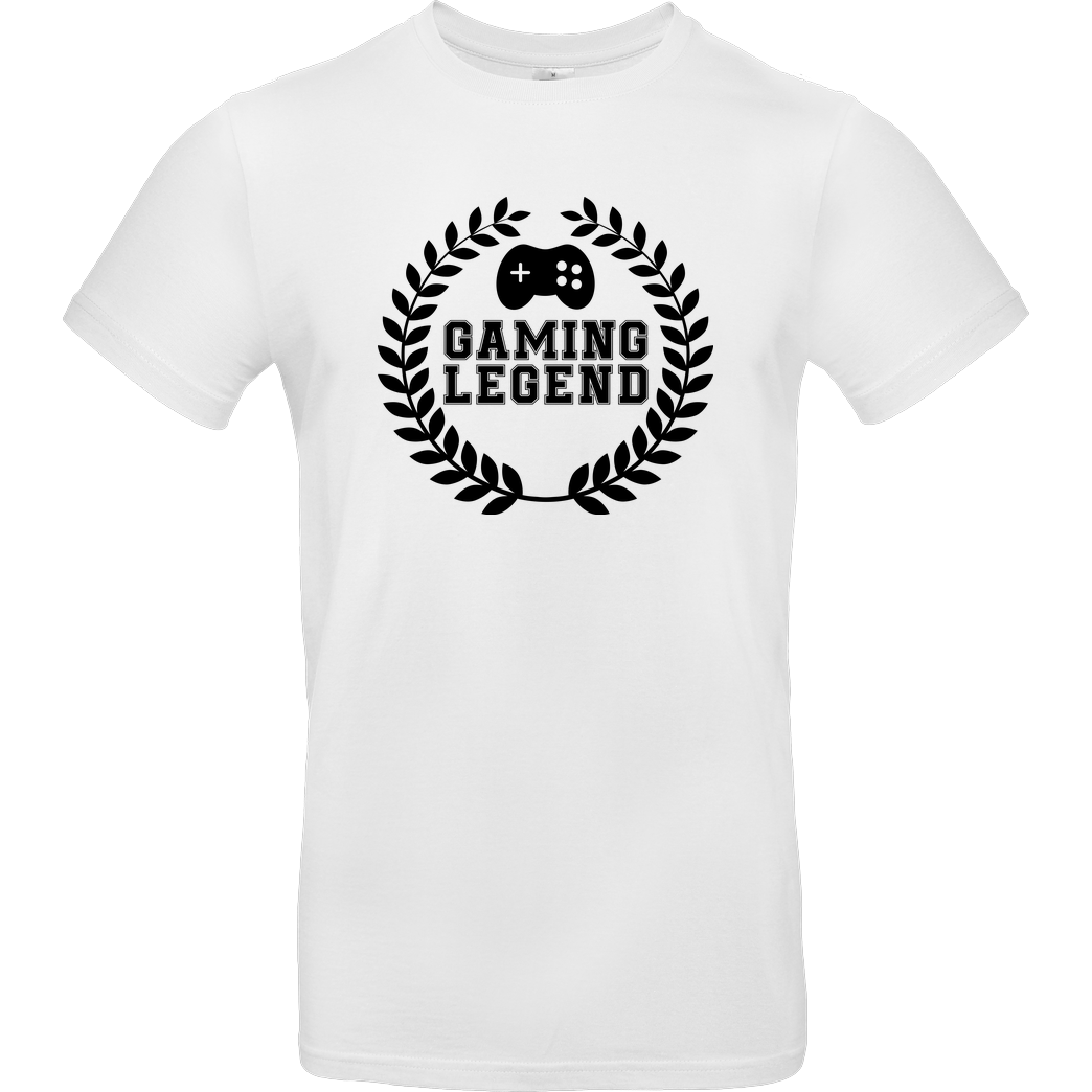 bjin94 Gaming Legend T-Shirt B&C EXACT 190 - Weiß