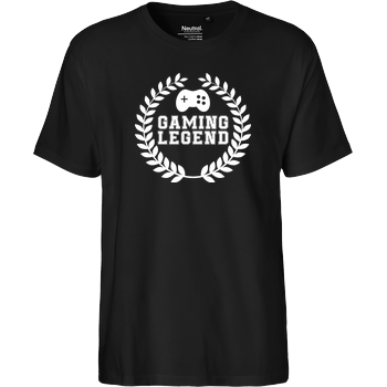Gaming Legend Fairtrade T-Shirt - schwarz