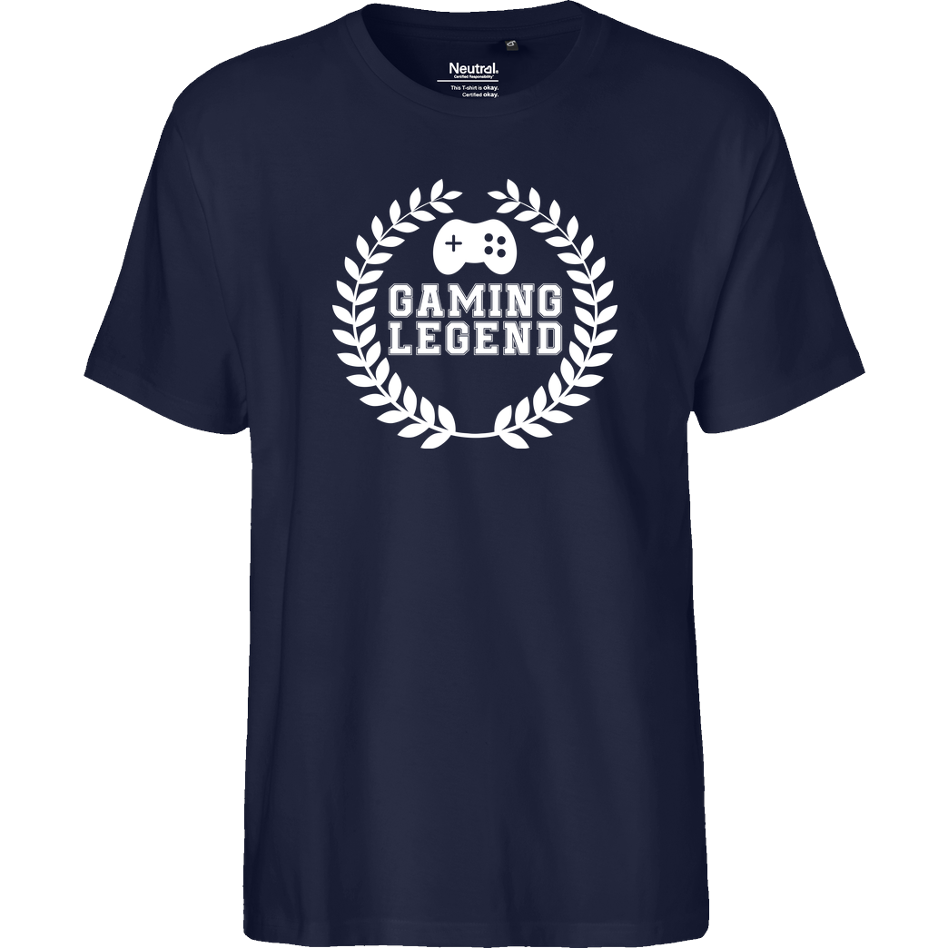 bjin94 Gaming Legend T-Shirt Fairtrade T-Shirt - navy