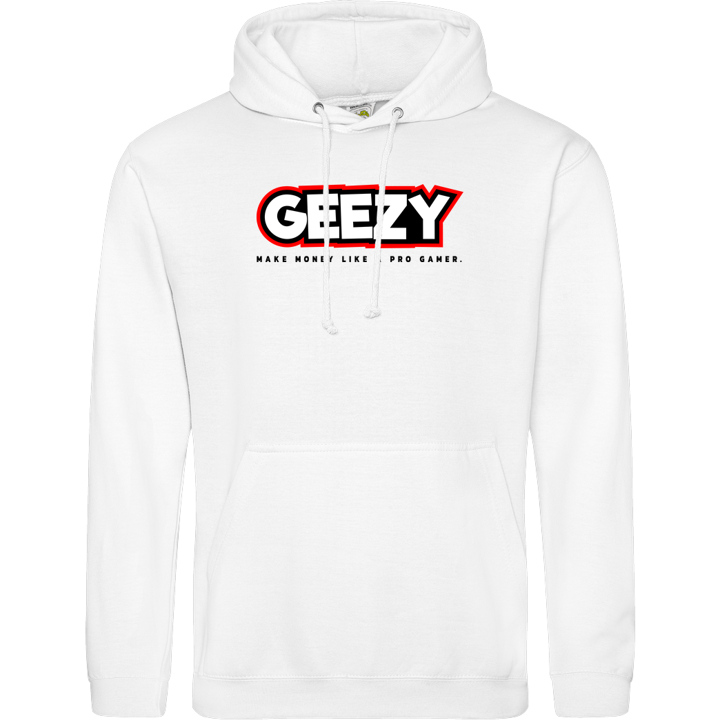 Geezy Geezy - Like a Pro Sweatshirt JH Hoodie - Weiß