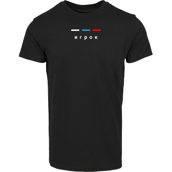 Geezy - Russian Player Hausmarke T-Shirt  - Schwarz