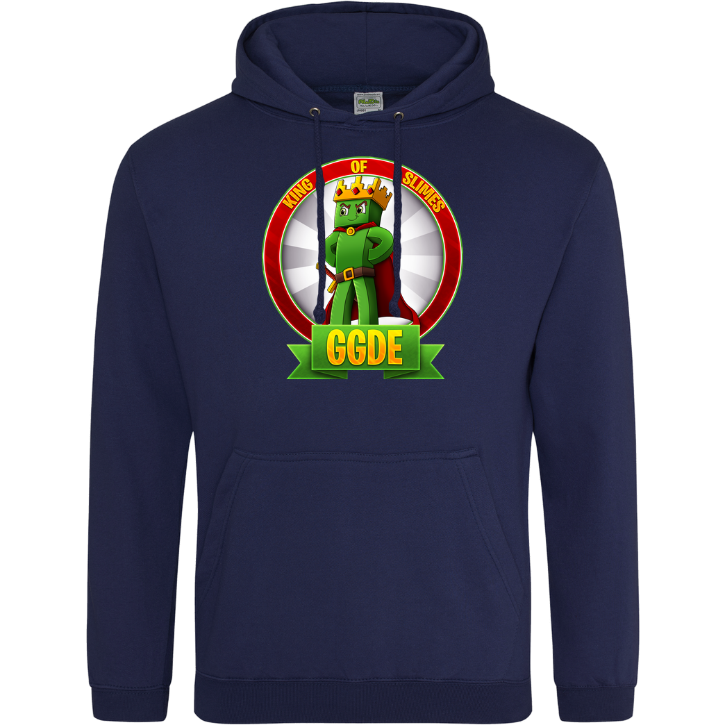 gamingguidesde GGDE - King of Slimes Sweatshirt JH Hoodie - Navy