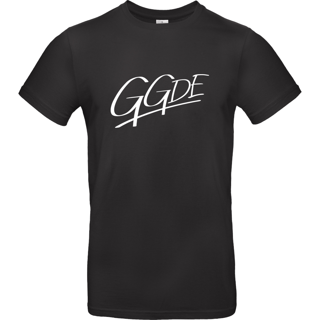 gamingguidesde GGDE - Logo T-Shirt B&C EXACT 190 - Schwarz