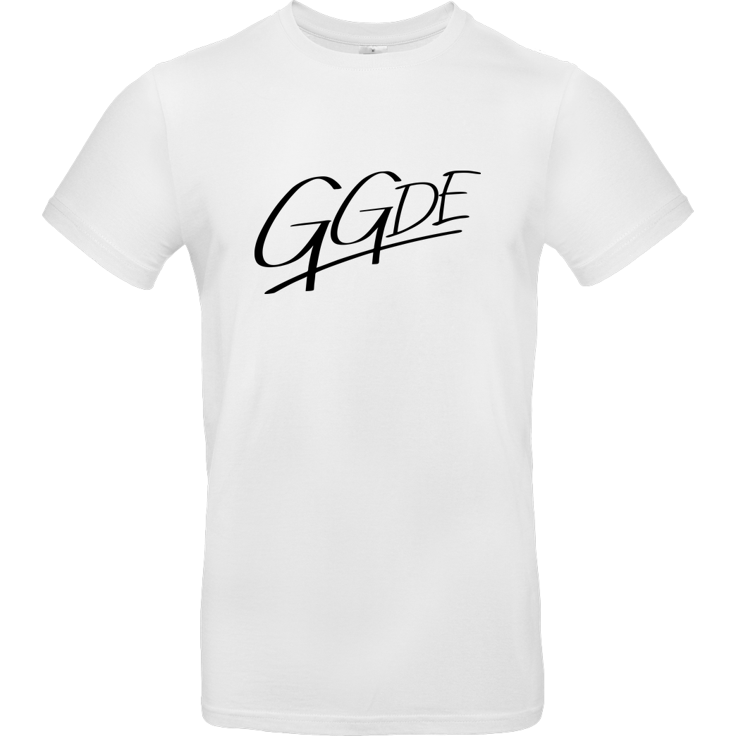 gamingguidesde GGDE - Logo T-Shirt B&C EXACT 190 - Weiß