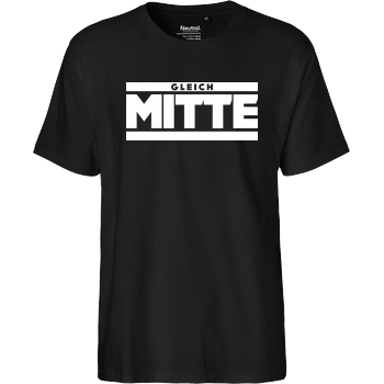GleichMitte - Logo Fairtrade T-Shirt - schwarz