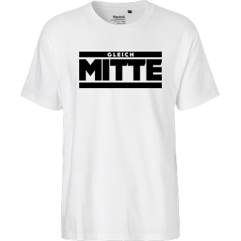 GleichMitte - Logo Fairtrade T-Shirt - weiß