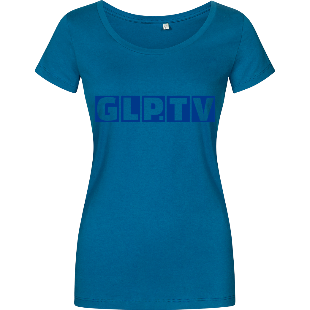 GermanLetsPlay GLP - GLP.TV T-Shirt Damenshirt petrol