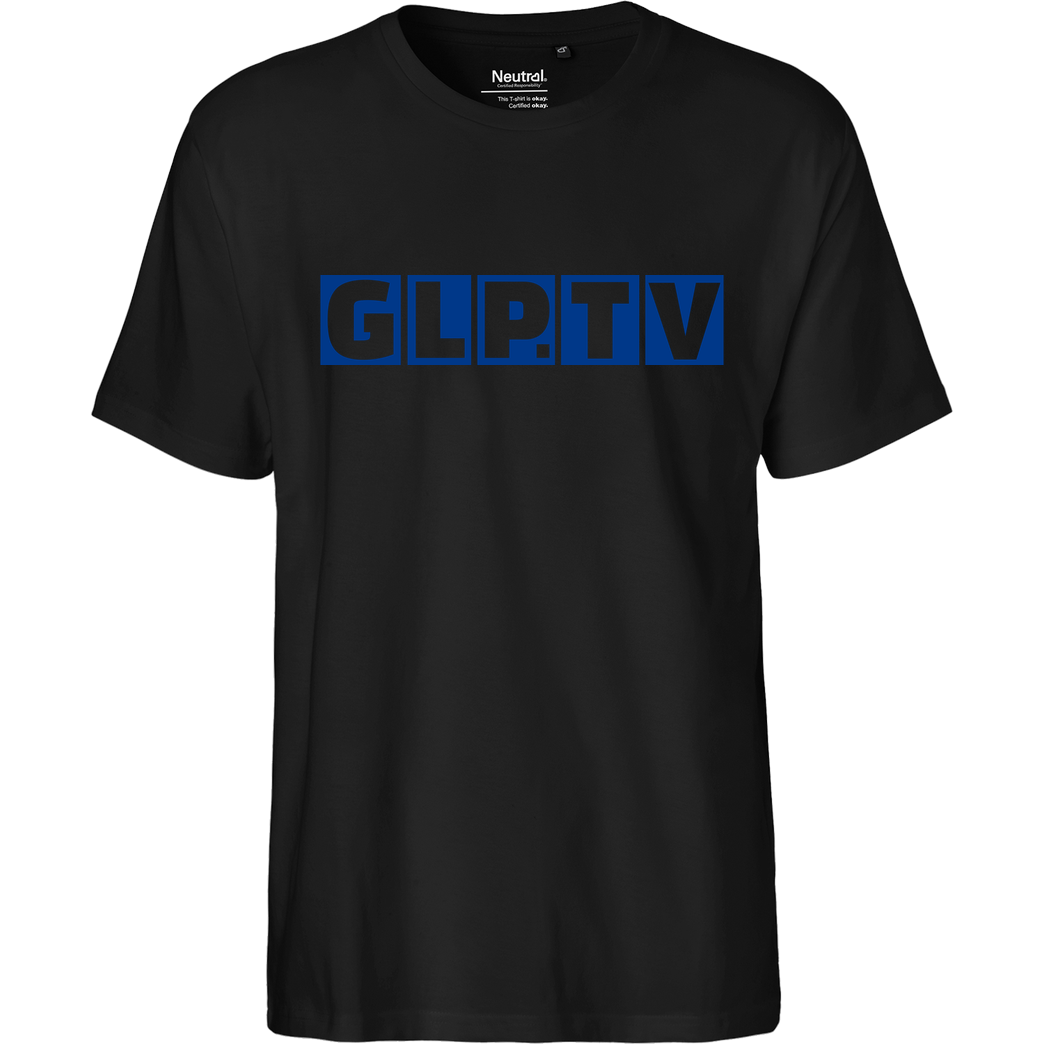 GermanLetsPlay GLP - GLP.TV royal T-Shirt Fairtrade T-Shirt - schwarz