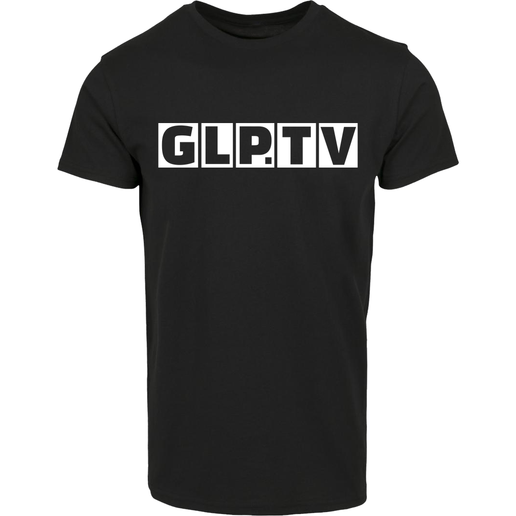 GermanLetsPlay GLP - GLP.TV white T-Shirt Hausmarke T-Shirt  - Schwarz