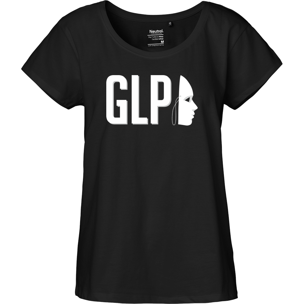 GermanLetsPlay GLP - Maske T-Shirt Fairtrade Loose Fit Girlie - schwarz