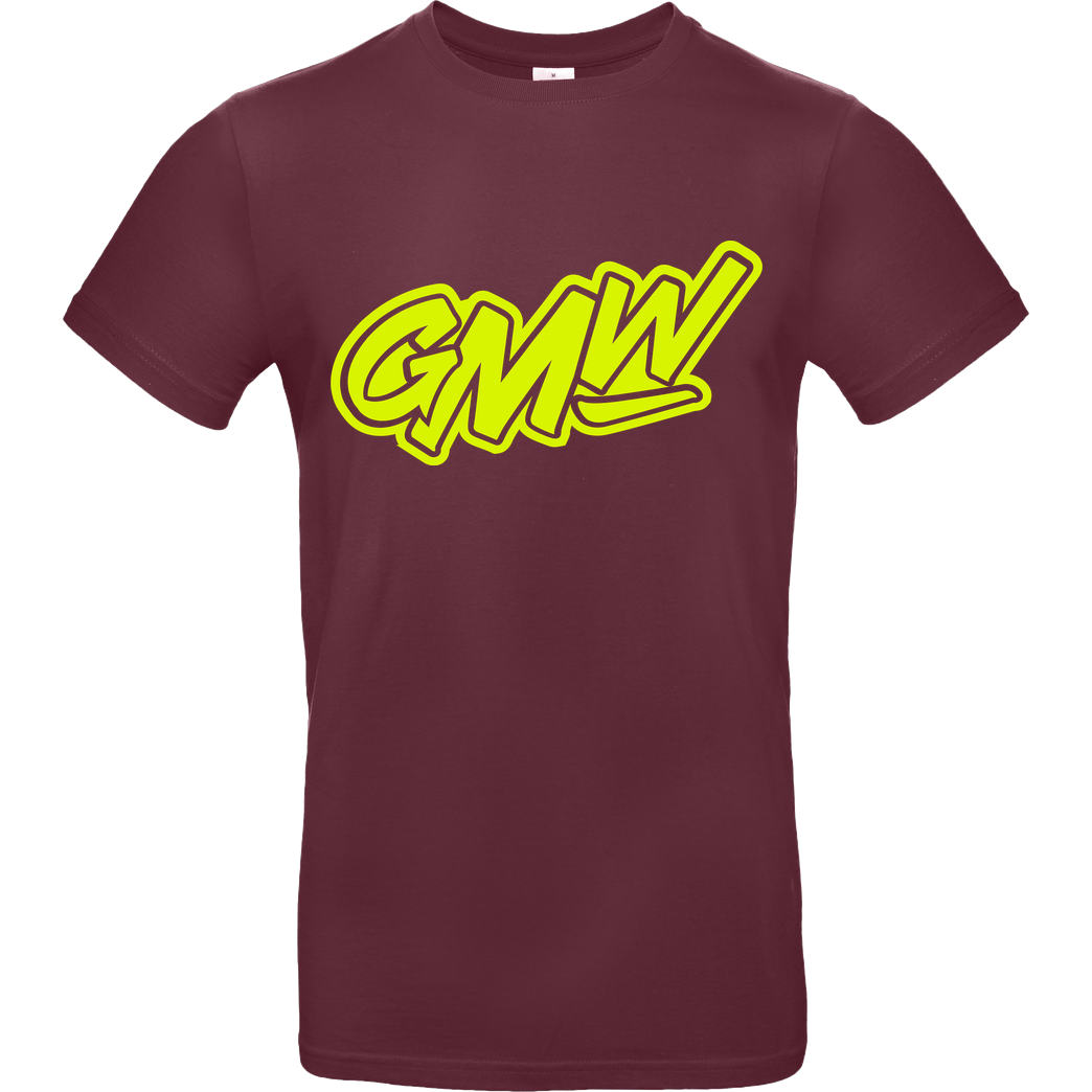 GMW GMW - GMW Logo T-Shirt B&C EXACT 190 - Bordeaux