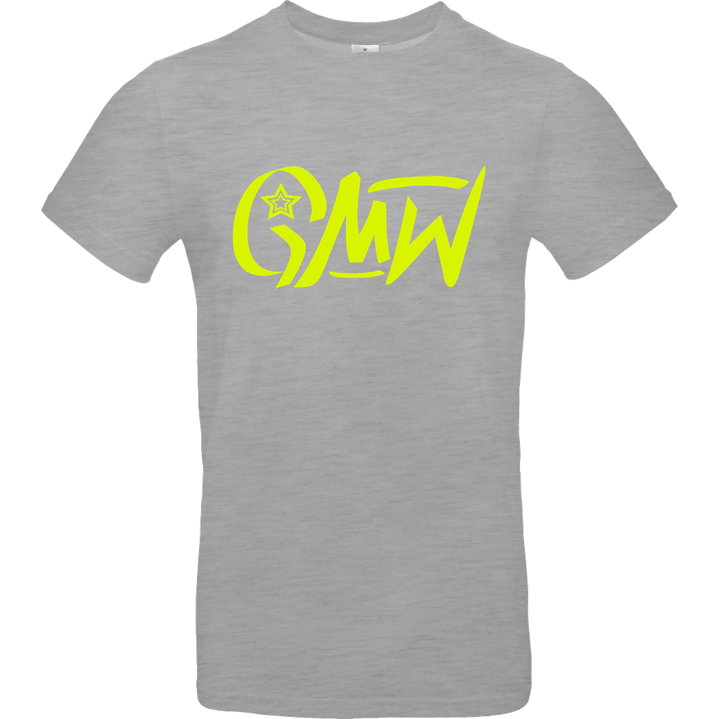 None GMW - GMW Logo T-Shirt B&C EXACT 190 - heather grey