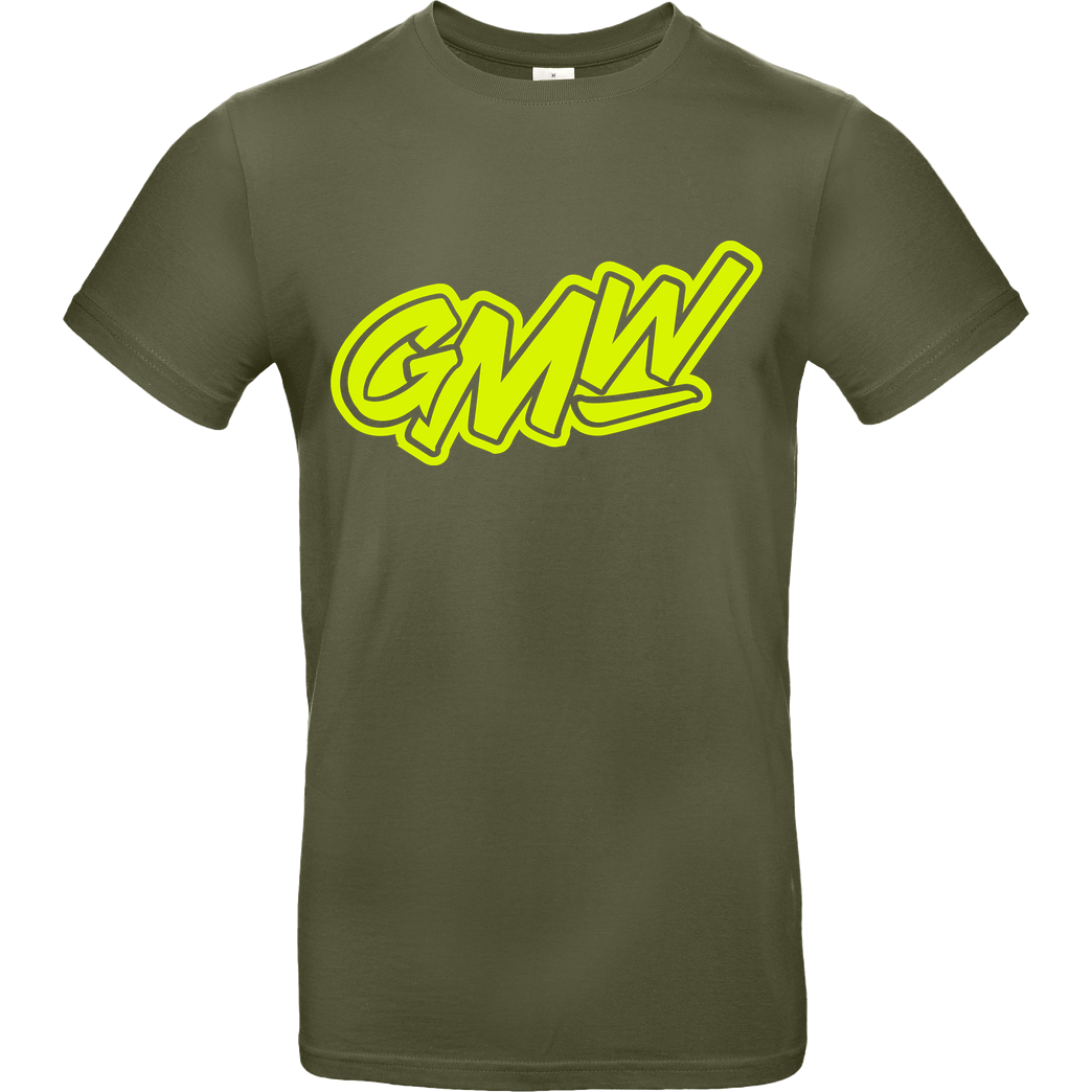 GMW GMW - GMW Logo T-Shirt B&C EXACT 190 - Khaki