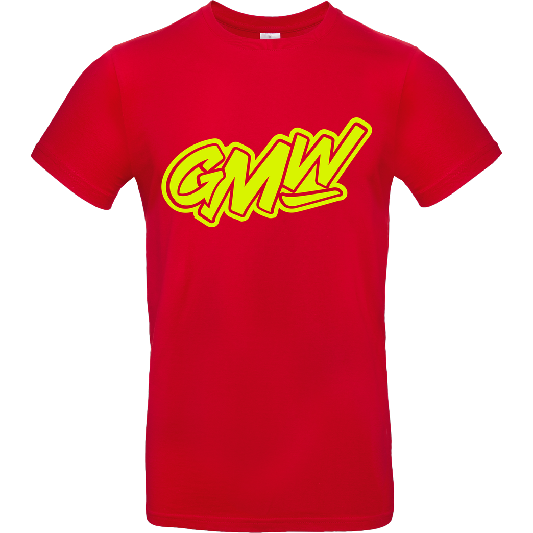 GMW GMW - GMW Logo T-Shirt B&C EXACT 190 - Rot
