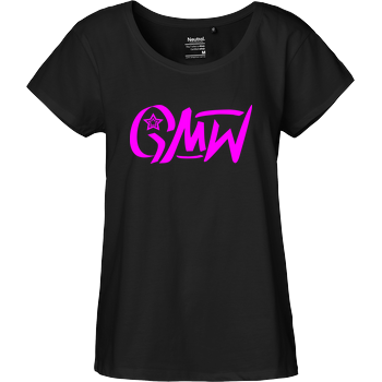 GMW - GMW Logo Fairtrade Loose Fit Girlie - schwarz