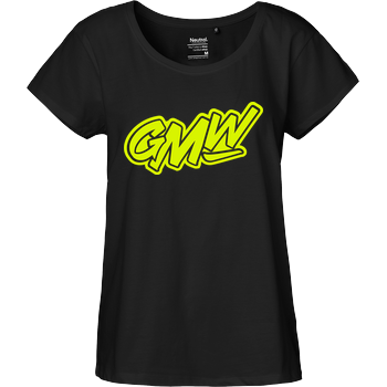 GMW - GMW Logo Fairtrade Loose Fit Girlie - schwarz