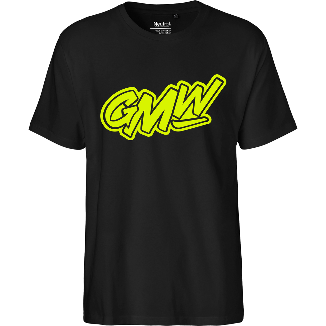GMW GMW - GMW Logo T-Shirt Fairtrade T-Shirt - schwarz
