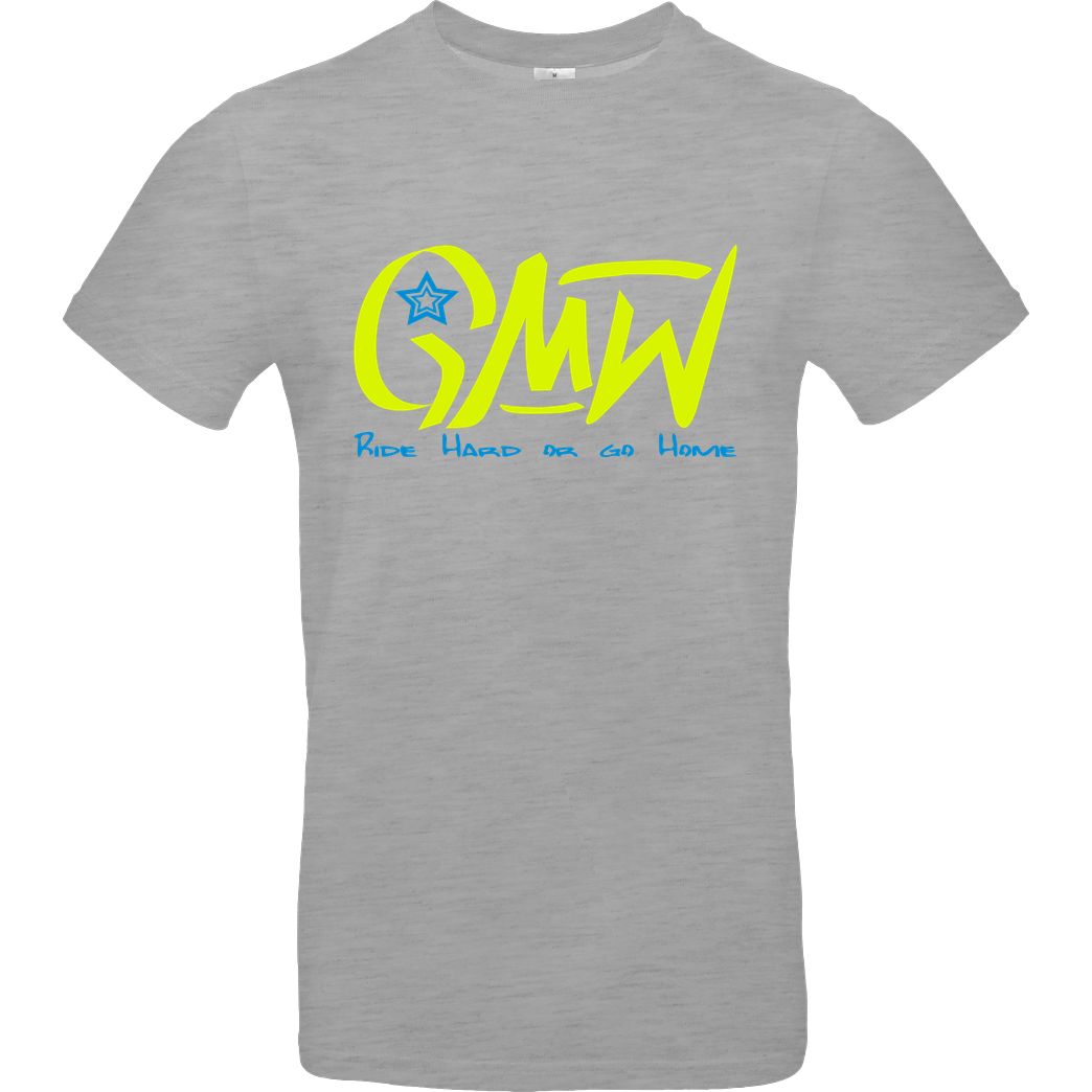 GMW GMW - GMW Ride Hard T-Shirt B&C EXACT 190 - heather grey