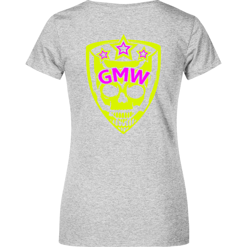 None GMW - GMW Ride Hard T-Shirt Damenshirt heather grey