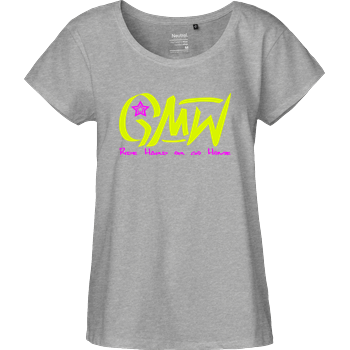 GMW - GMW Ride Hard Fairtrade Loose Fit Girlie - heather grey