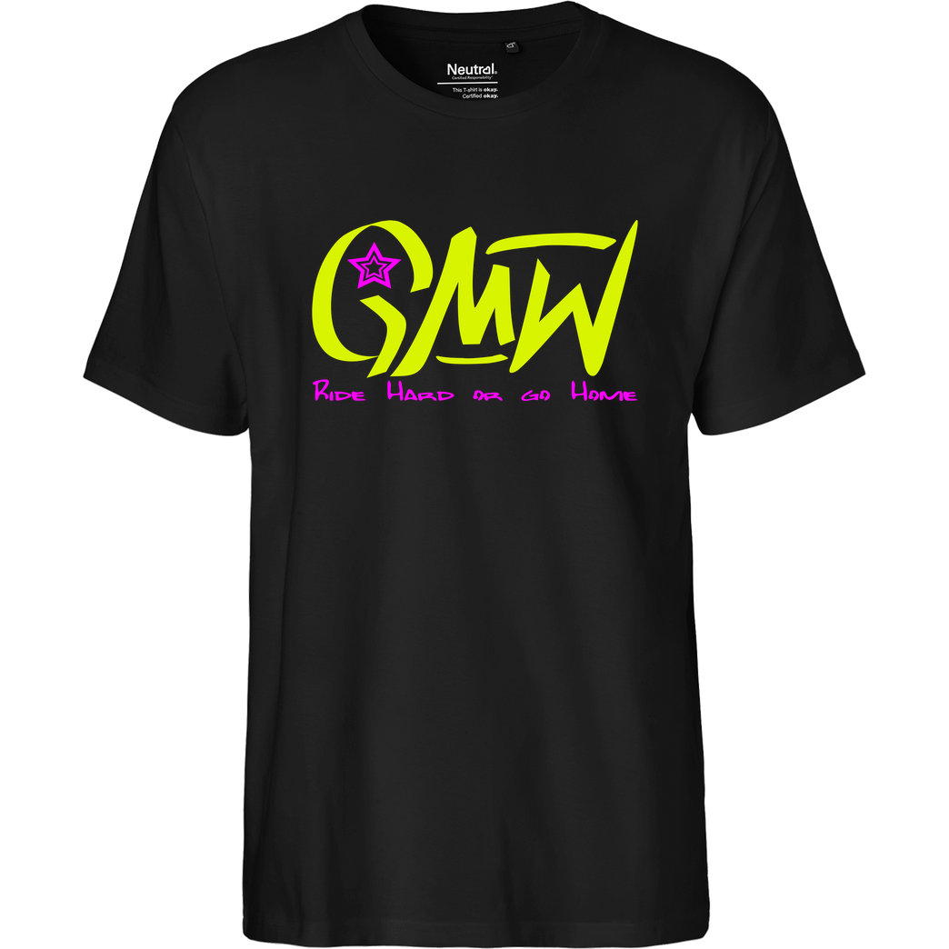 None GMW - GMW Ride Hard T-Shirt Fairtrade T-Shirt - schwarz
