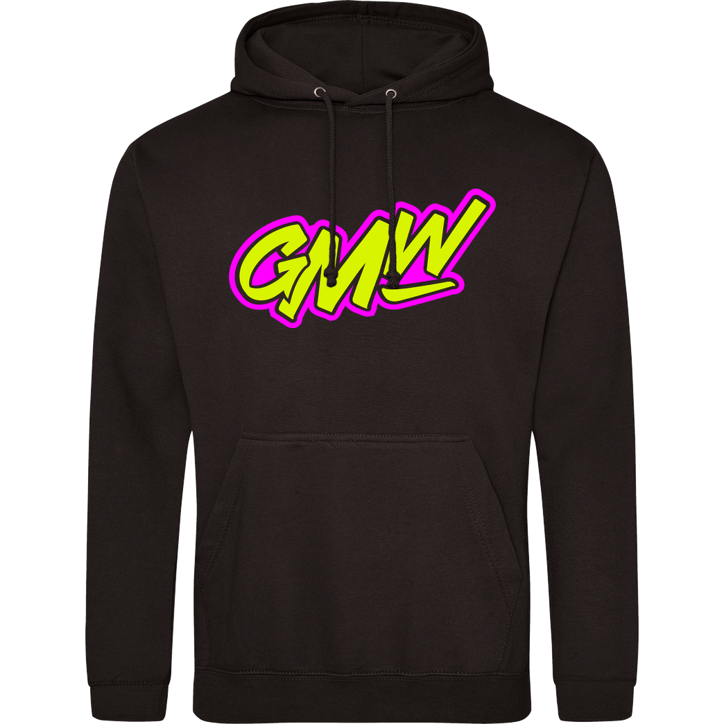None GMW - GMW two colored Logo Sweatshirt JH Hoodie - Schwarz