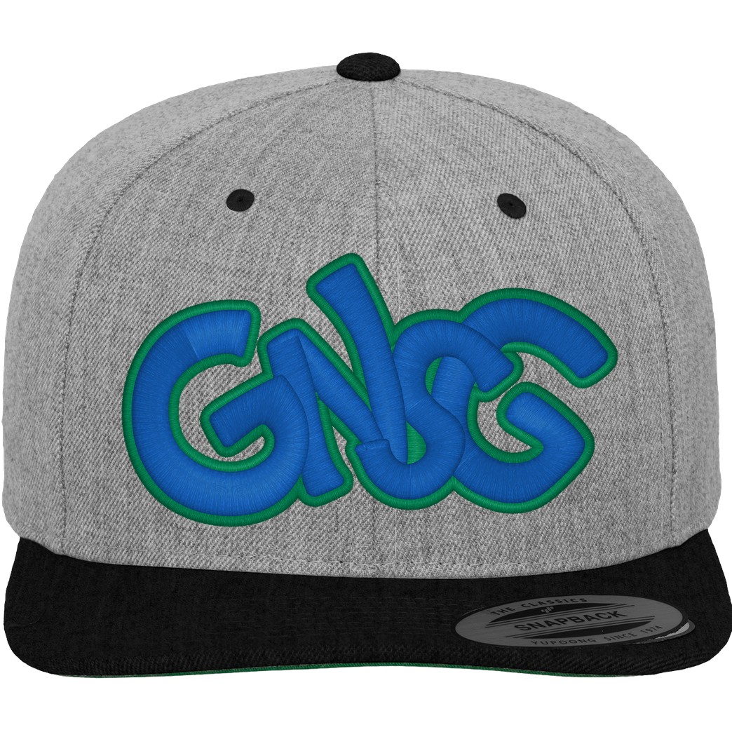GNSG GNSG - Blue Logo Cap Cap Cap heather grey/black