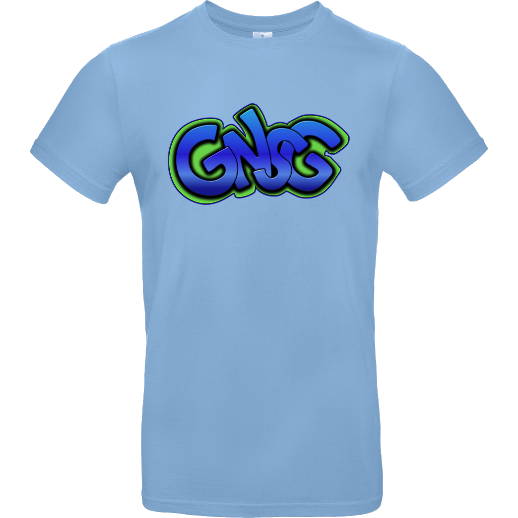 GNSG GNSG - Blue Logo T-Shirt B&C EXACT 190 - Hellblau
