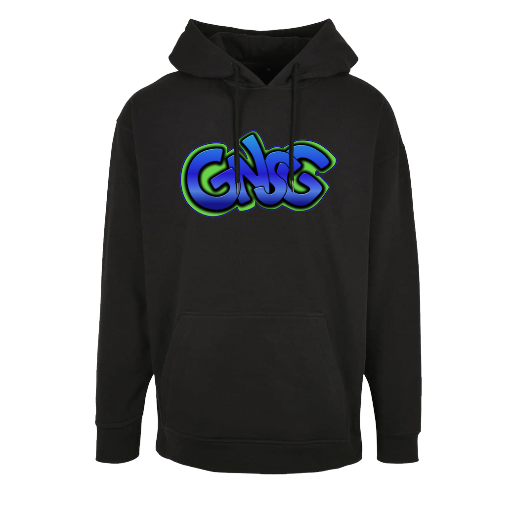 GNSG GNSG - Blue Logo Sweatshirt Oversize Hoodie