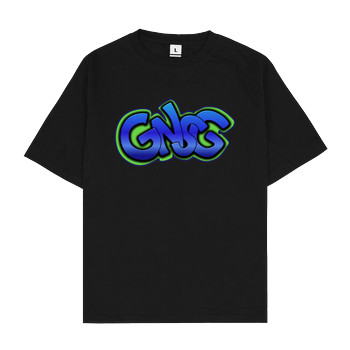 GNSG - Blue Logo Oversize T-Shirt - Schwarz