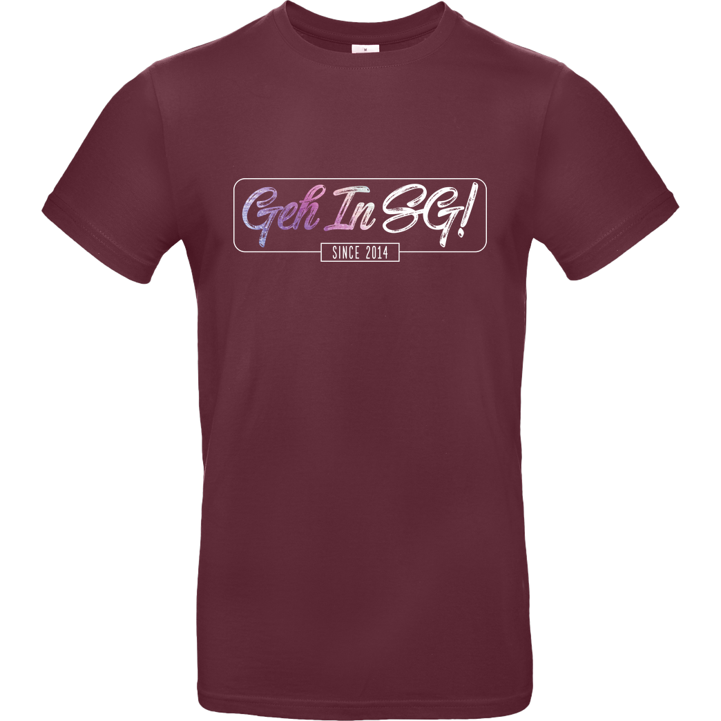 GNSG GNSG - GehInSG T-Shirt B&C EXACT 190 - Bordeaux
