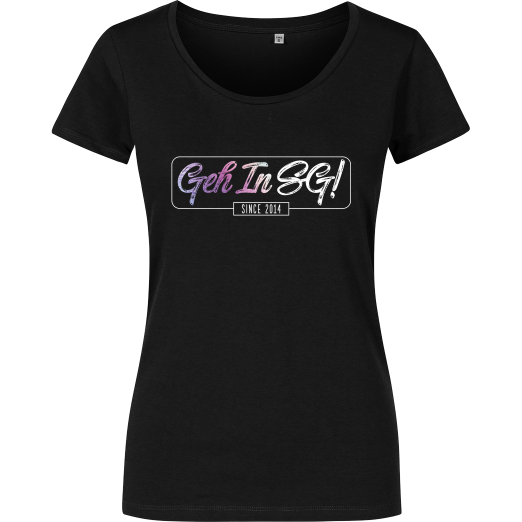 GNSG GNSG - GehInSG T-Shirt Damenshirt schwarz