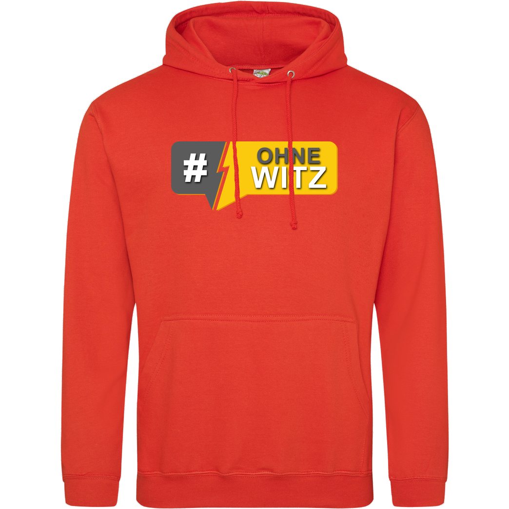 GNSG GNSG - #OhneWitz Sweatshirt JH Hoodie - Orange