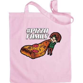 GNSG - Pizza Family Stoffbeutel Pink