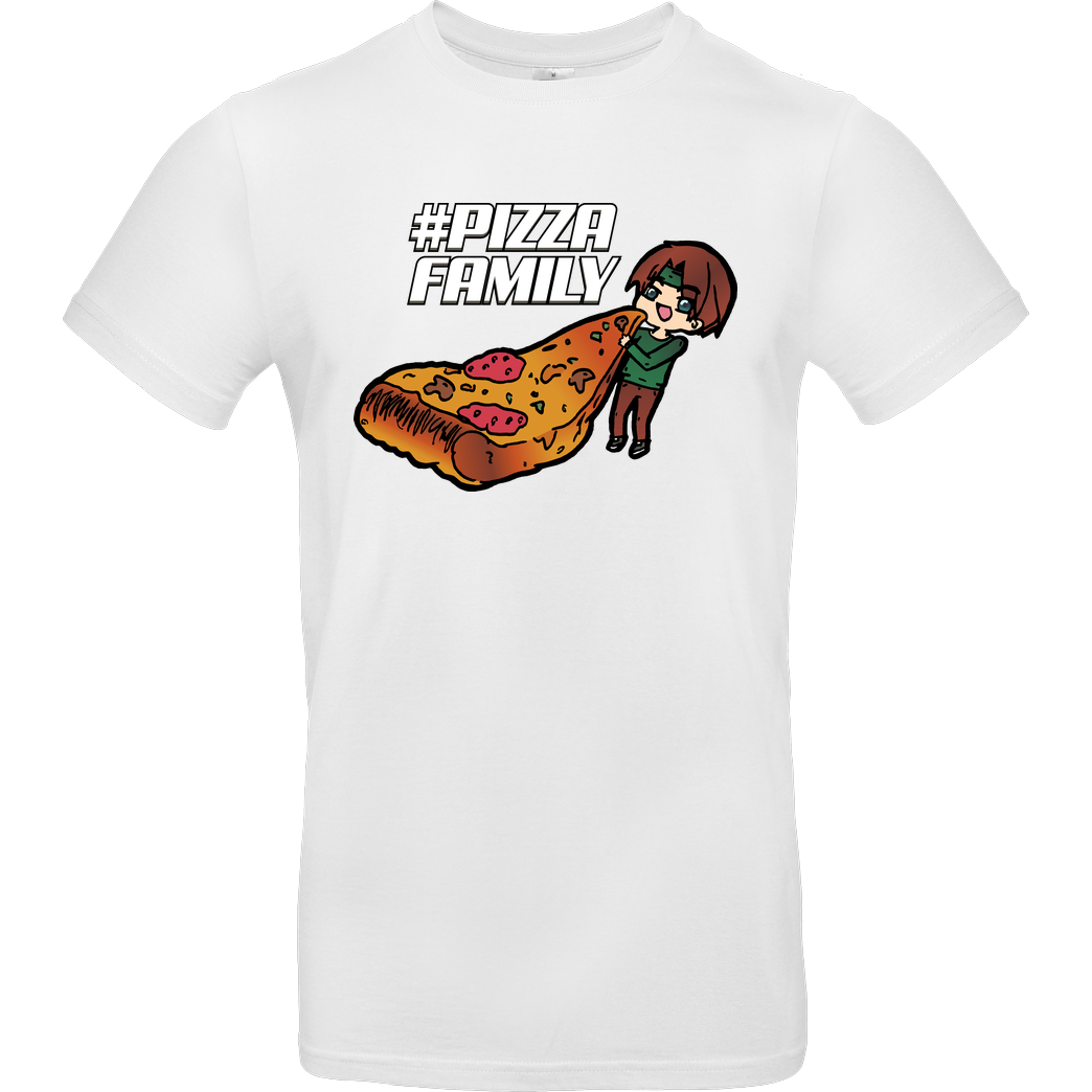 GNSG GNSG - Pizza Family T-Shirt B&C EXACT 190 - Weiß