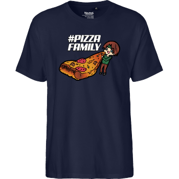 GNSG - Pizza Family Fairtrade T-Shirt - navy