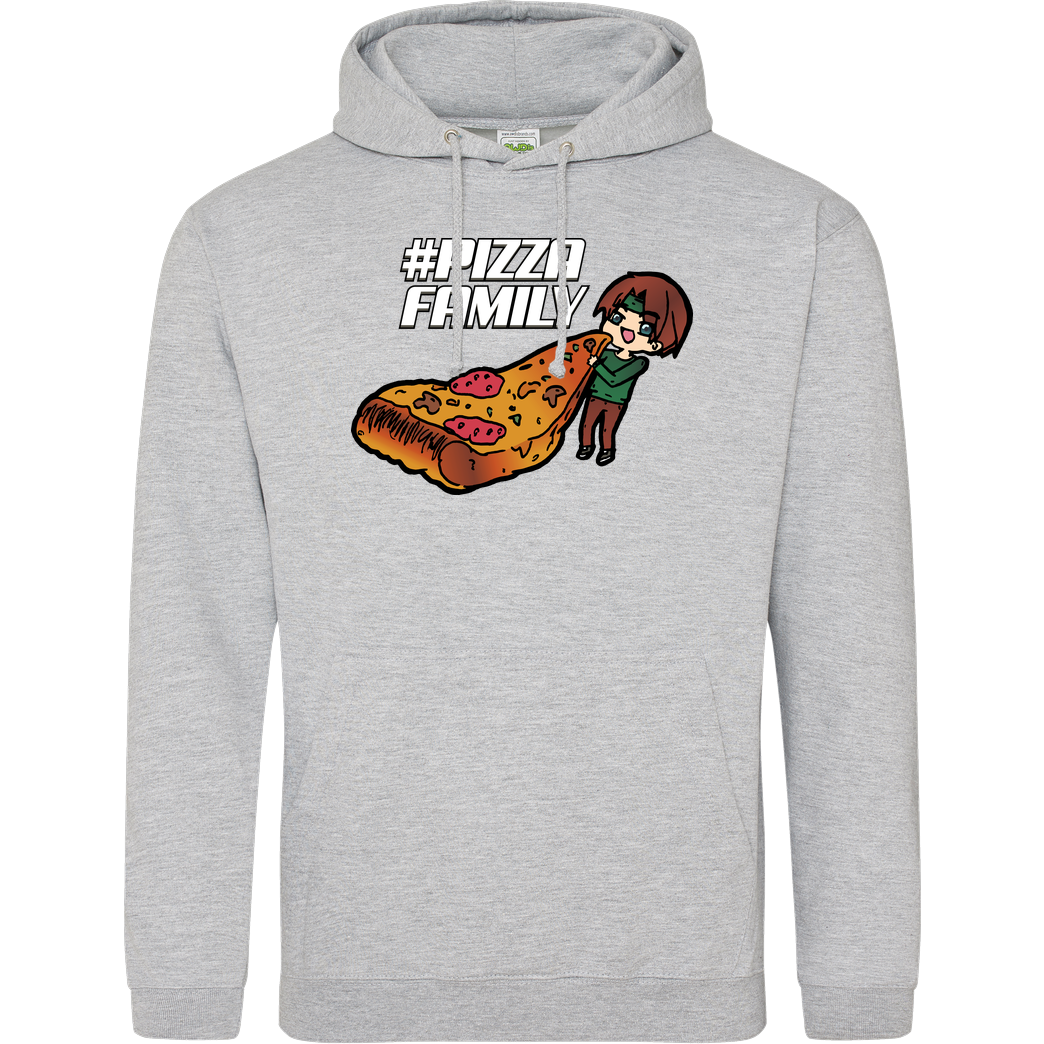 GNSG GNSG - Pizza Family Sweatshirt JH Hoodie - Heather Grey