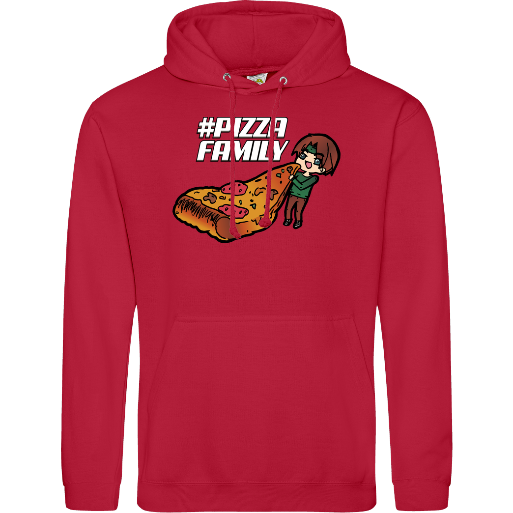 GNSG GNSG - Pizza Family Sweatshirt JH Hoodie - Rot