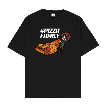 GNSG - Pizza Family Oversize T-Shirt - Schwarz