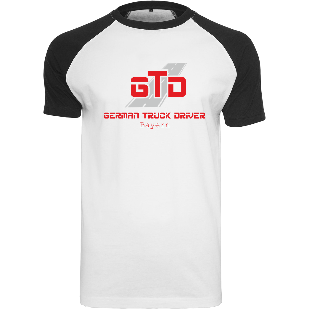 German Truck Driver GTD - Bayern T-Shirt Raglan-Shirt weiß
