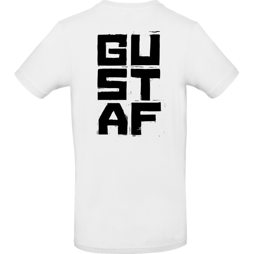 GustafGabel Gustaf Gabel - GCat T-Shirt B&C EXACT 190 - Weiß