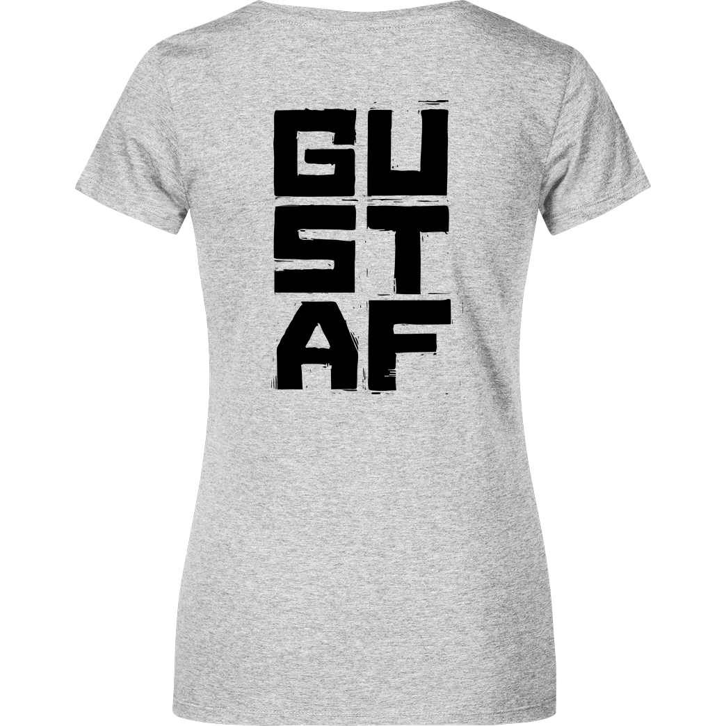 GustafGabel Gustaf Gabel - GCat T-Shirt Damenshirt heather grey