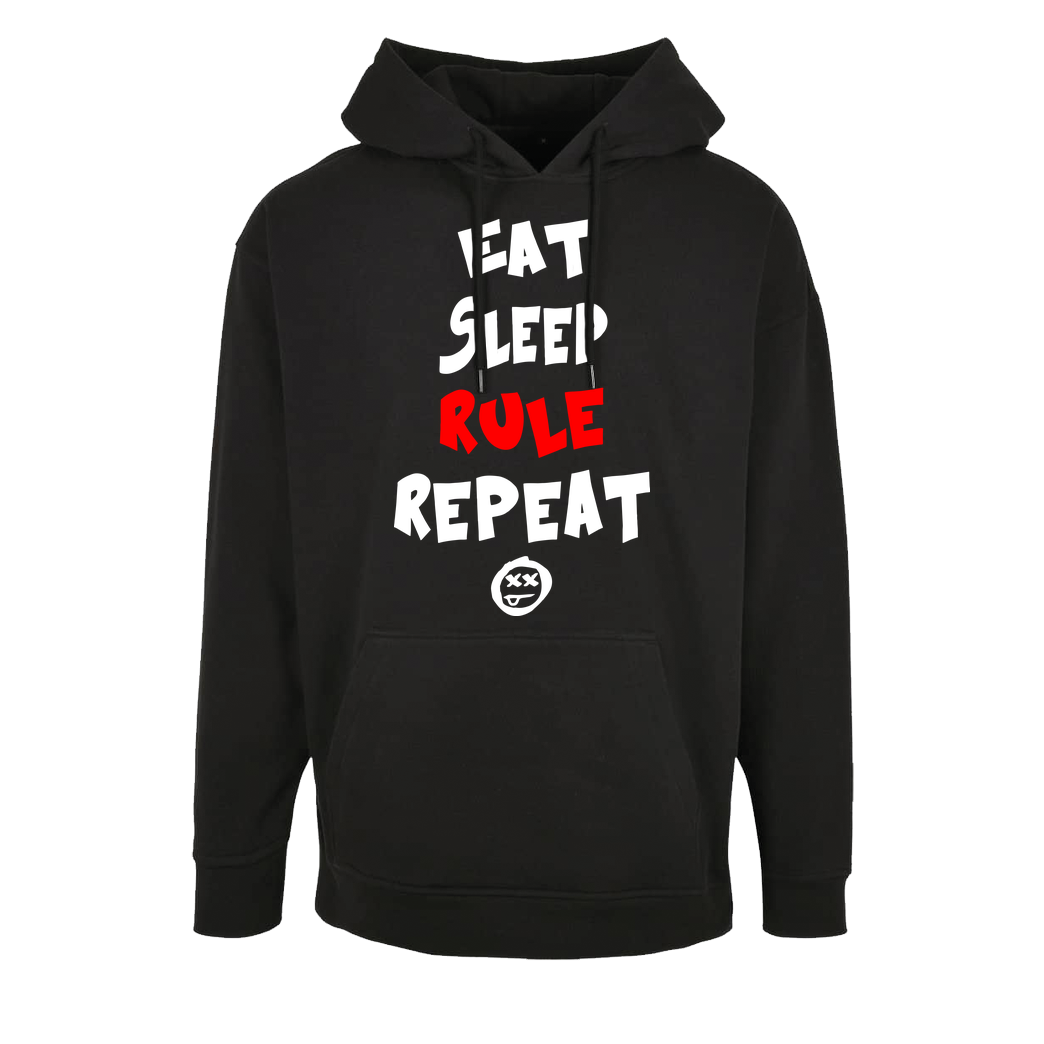 hallodri Hallodri - Eat Sleep Rule Repeat Sweatshirt Oversize Hoodie