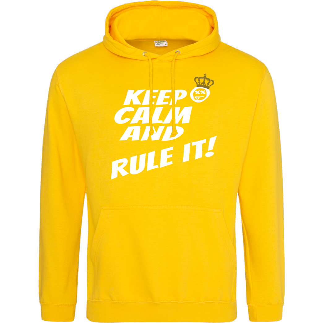 hallodri Hallodri - Keep Calm and Rule It! Sweatshirt JH Hoodie - Gelb