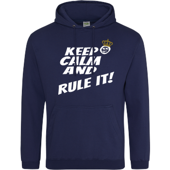 Hallodri - Keep Calm and Rule It! JH Hoodie - Navy