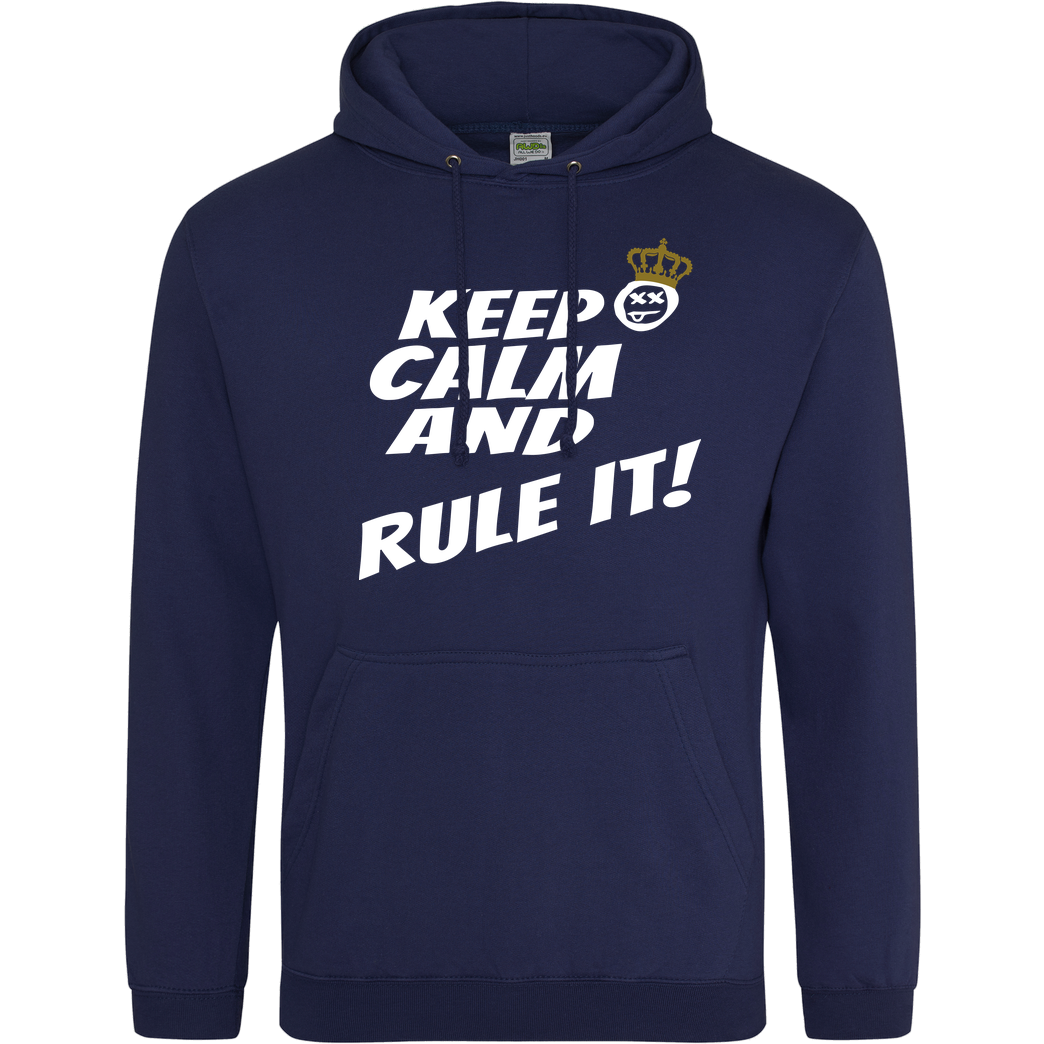 hallodri Hallodri - Keep Calm and Rule It! Sweatshirt JH Hoodie - Navy