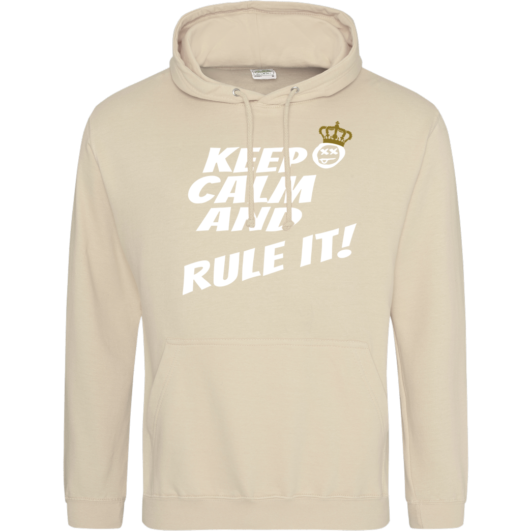 hallodri Hallodri - Keep Calm and Rule It! Sweatshirt JH Hoodie - Sand